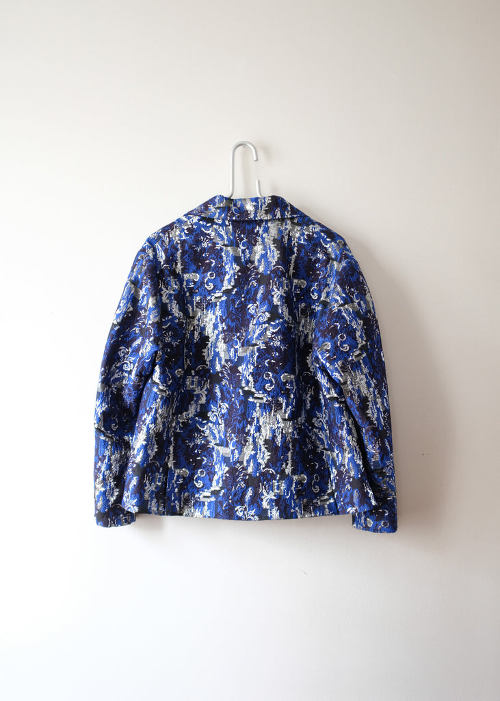 Blue Jacquard jacket - Private Sales 25