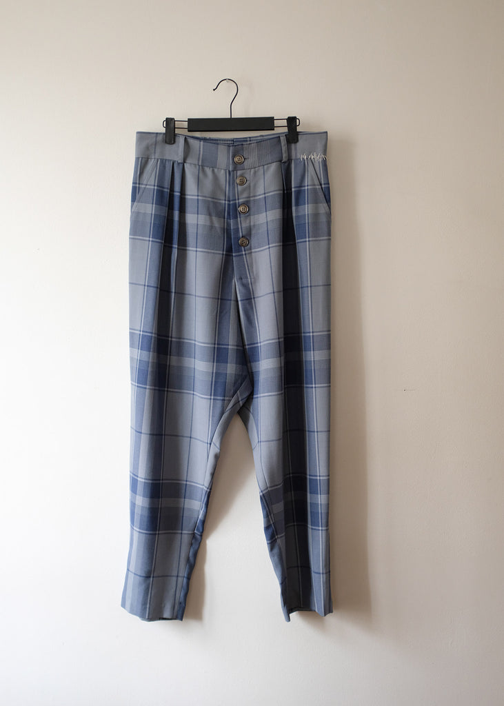 Blue tartan pants - Private Sales 25