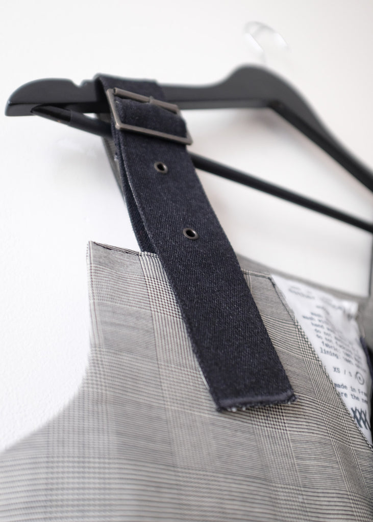 Grey vest with denim strap - Private Sales 25