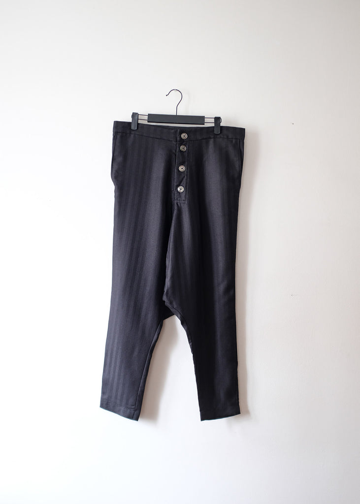 Black striped sarouel pants - Private Sales 25